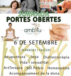 Jornada Portes Obertes- ambTu - 6 de Setembre